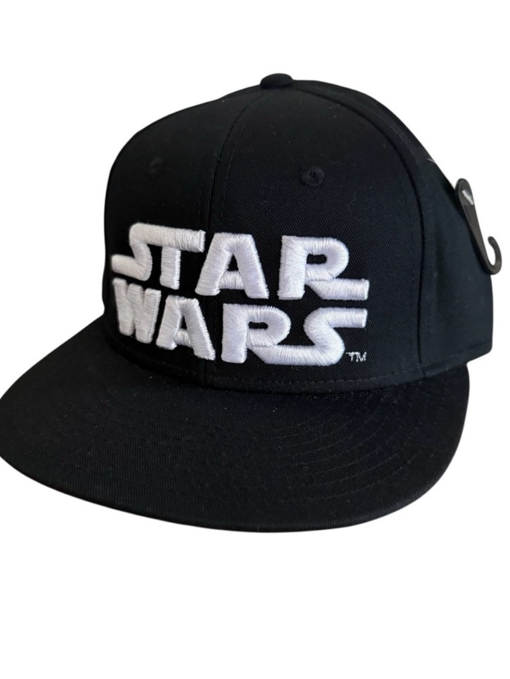 Star Wars SnapBack Youth Size Hat Black and White Spellout Embroidered Cap